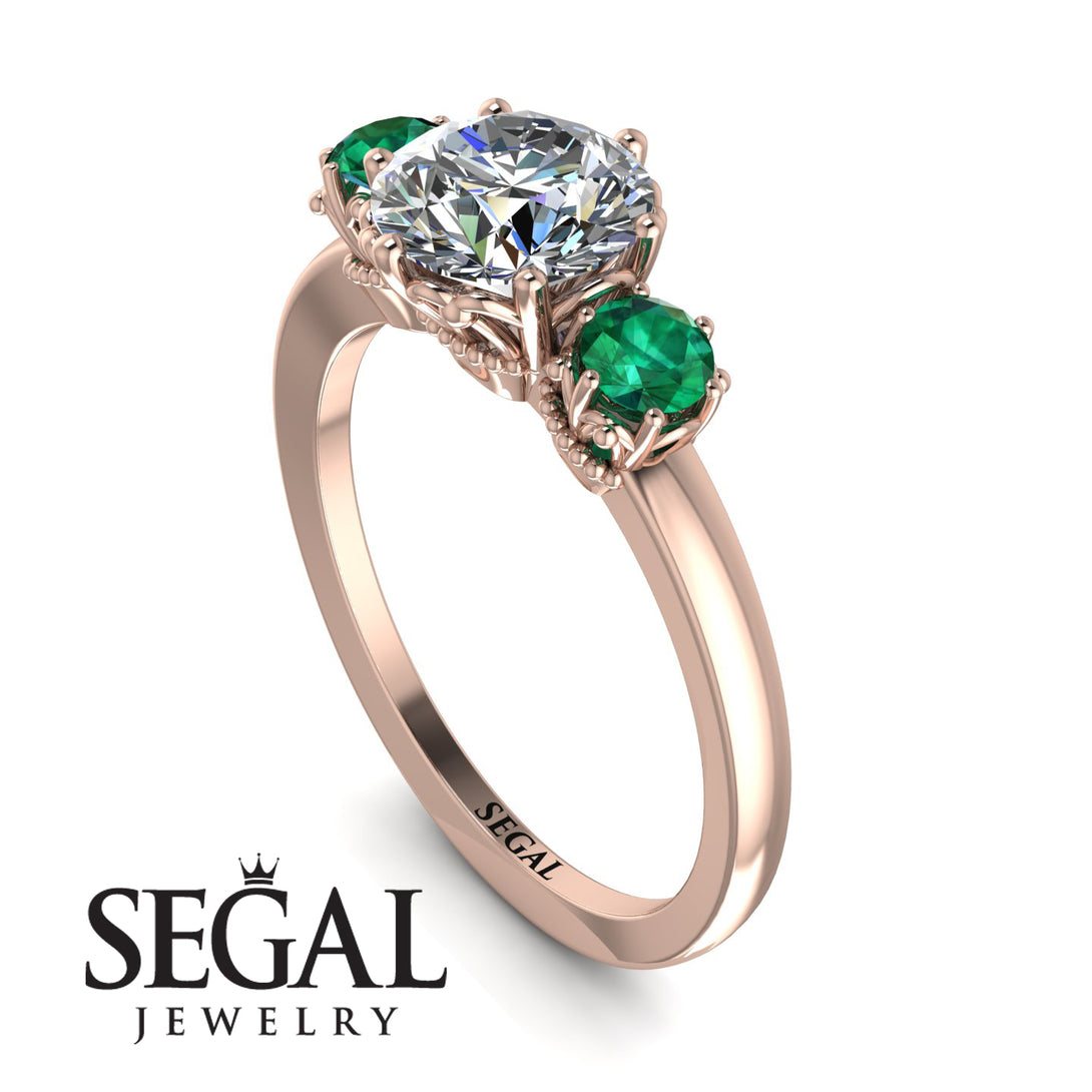 Classic 3 Stone Diamond Engagement Ring - Sofia No. 17