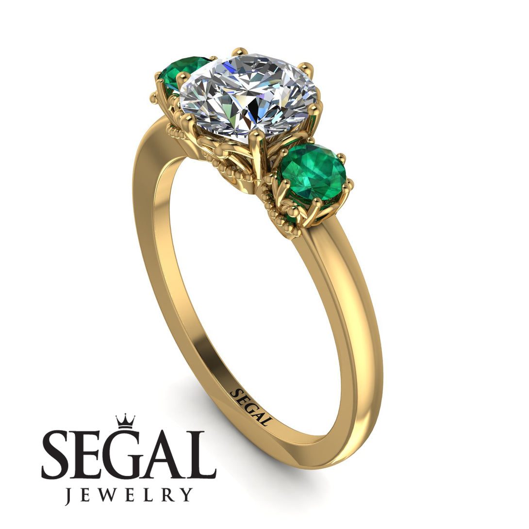 Classic 3 Stone Diamond Engagement Ring - Sofia No. 16