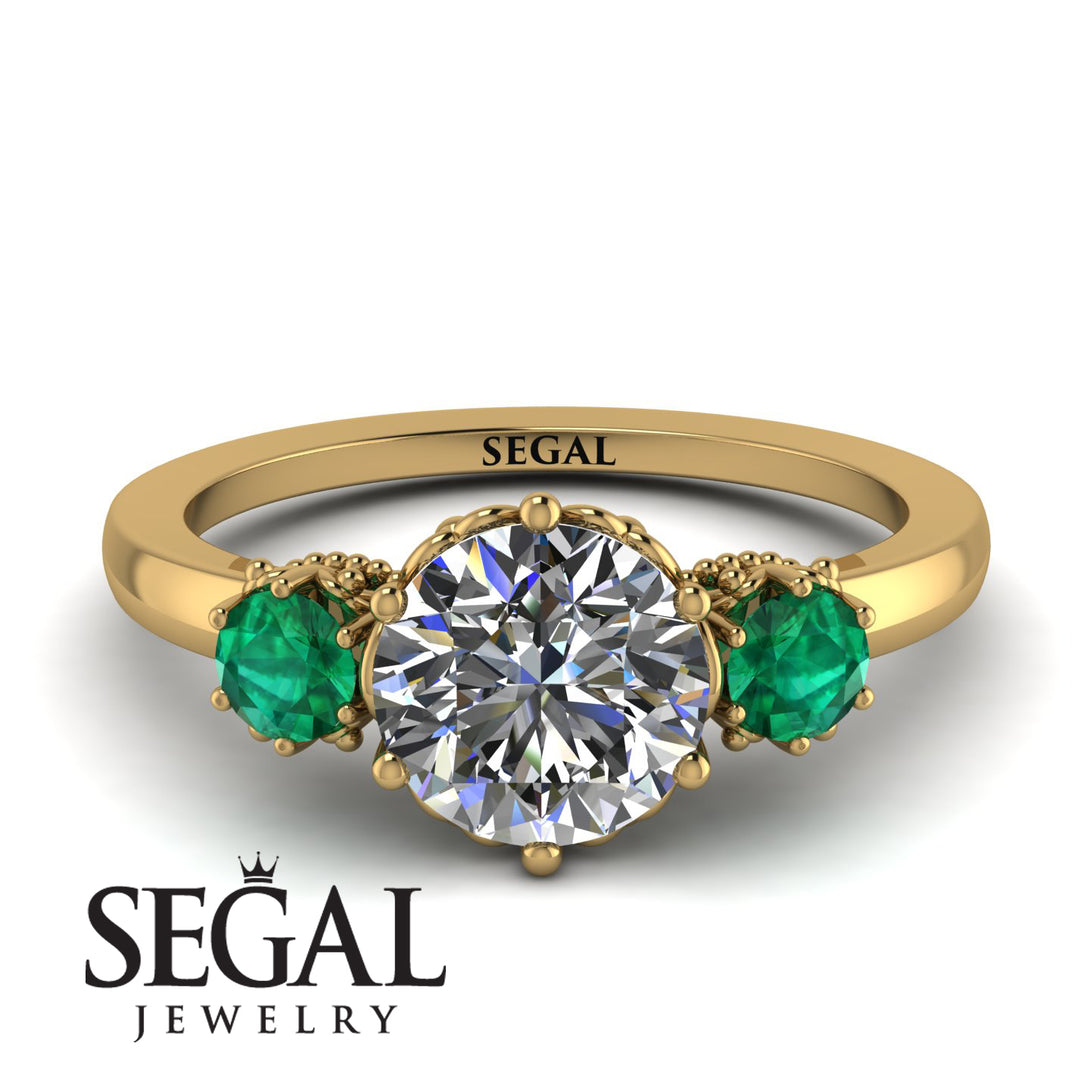 Classic 3 Stone Diamond Engagement Ring - Sofia No. 16