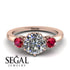 Classic 3 Stone Diamond Engagement Ring - Sofia No. 47 image 10