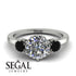 Classic 3 Stone Diamond Engagement Ring - Sofia No. 33 image 11