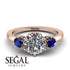 Classic 3 Stone Diamond Engagement Ring - Sofia No. 62 image 10