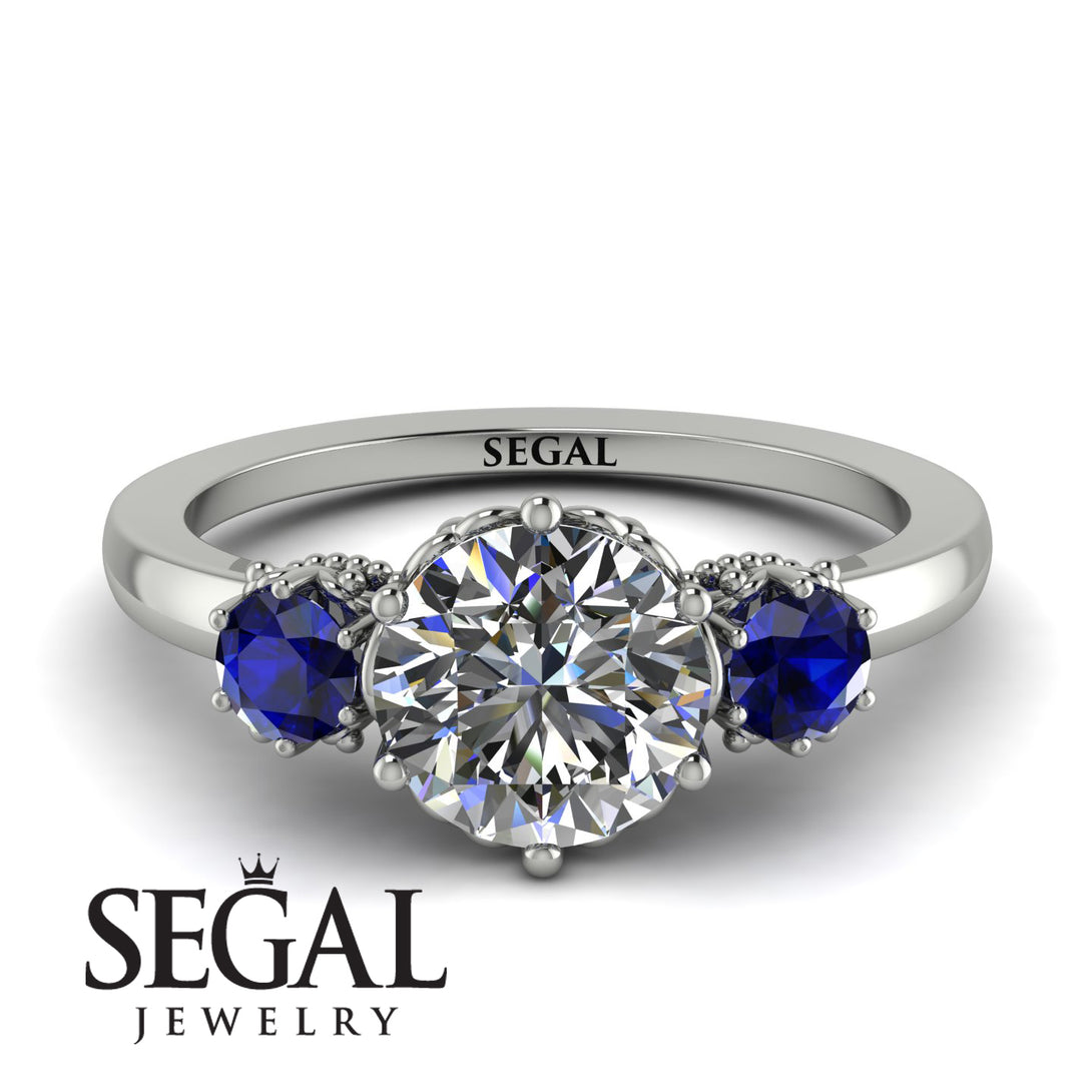 Classic 3 Stone Diamond Engagement Ring - Sofia No. 63