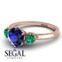 Classic 3 Stone Sapphire Engagement Ring - Sofia No. 29 image 3