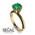 Classic Emerald Ring With A Twist - Leilani No. 34 image 10