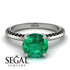 Classic Emerald Ring With A Twist - Leilani No. 36 image 2