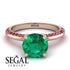 Classic Emerald Ring With A Twist - Leilani No. 50 image 2