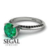 Classic Emerald Ring With A Twist - Leilani No. 36