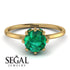 Classic Emerald Ring With Hidden Stones - Elliana No. 4 image 2