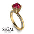 Classic Ruby Ring With A Twist - Leilani No. 10 image 10