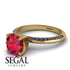 Classic Ruby Ring With A Twist - Leilani No. 70 image 3