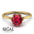 Classic Ruby Ring With Hidden Stones - Elliana No. 10