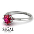 Classic Ruby Ring With Hidden Stones - Elliana No. 12 image 3