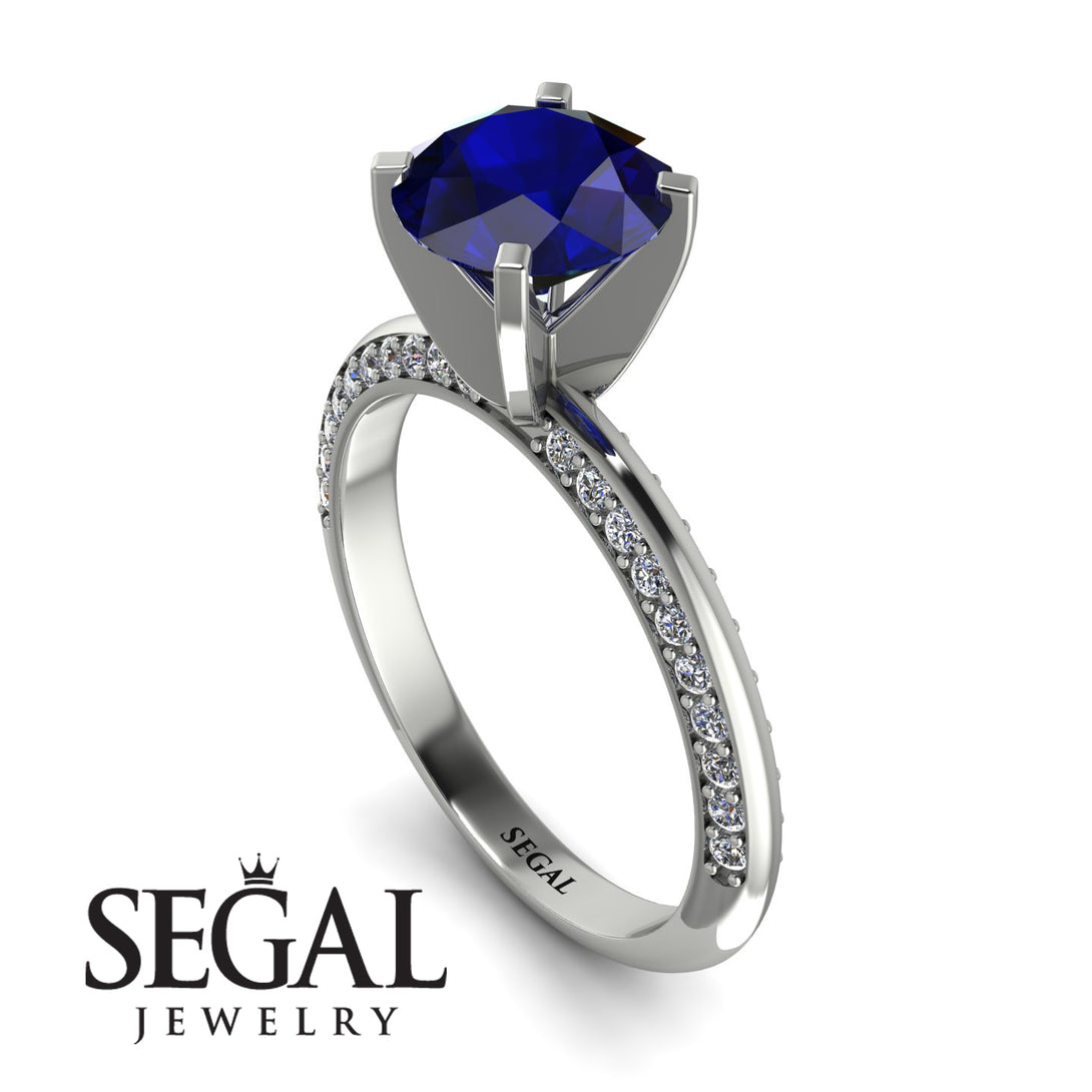 Classic Sapphire Ring With A Twist - Leilani No. 15