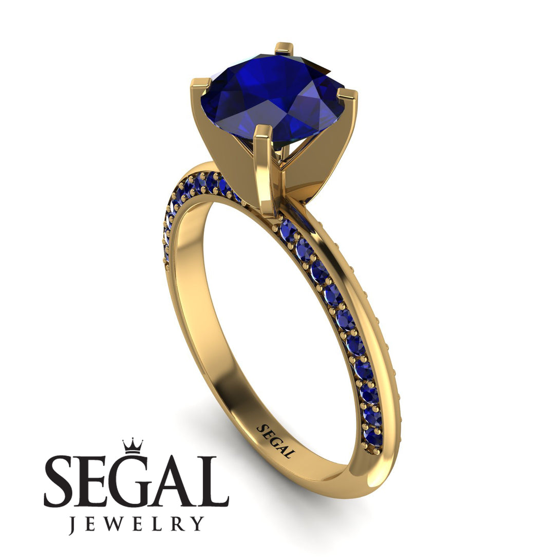 Classic Sapphire Ring With A Twist - Leilani No. 73