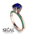 Classic Sapphire Ring With A Twist - Leilani No. 29 image 10