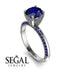 Classic Sapphire Ring With A Twist - Leilani No. 75