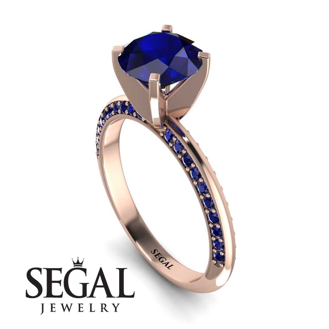 Classic Sapphire Ring With A Twist - Leilani No. 74
