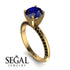 Classic Sapphire Ring With A Twist - Leilani No. 43