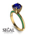 Classic Sapphire Ring With A Twist - Leilani No. 28 image 10