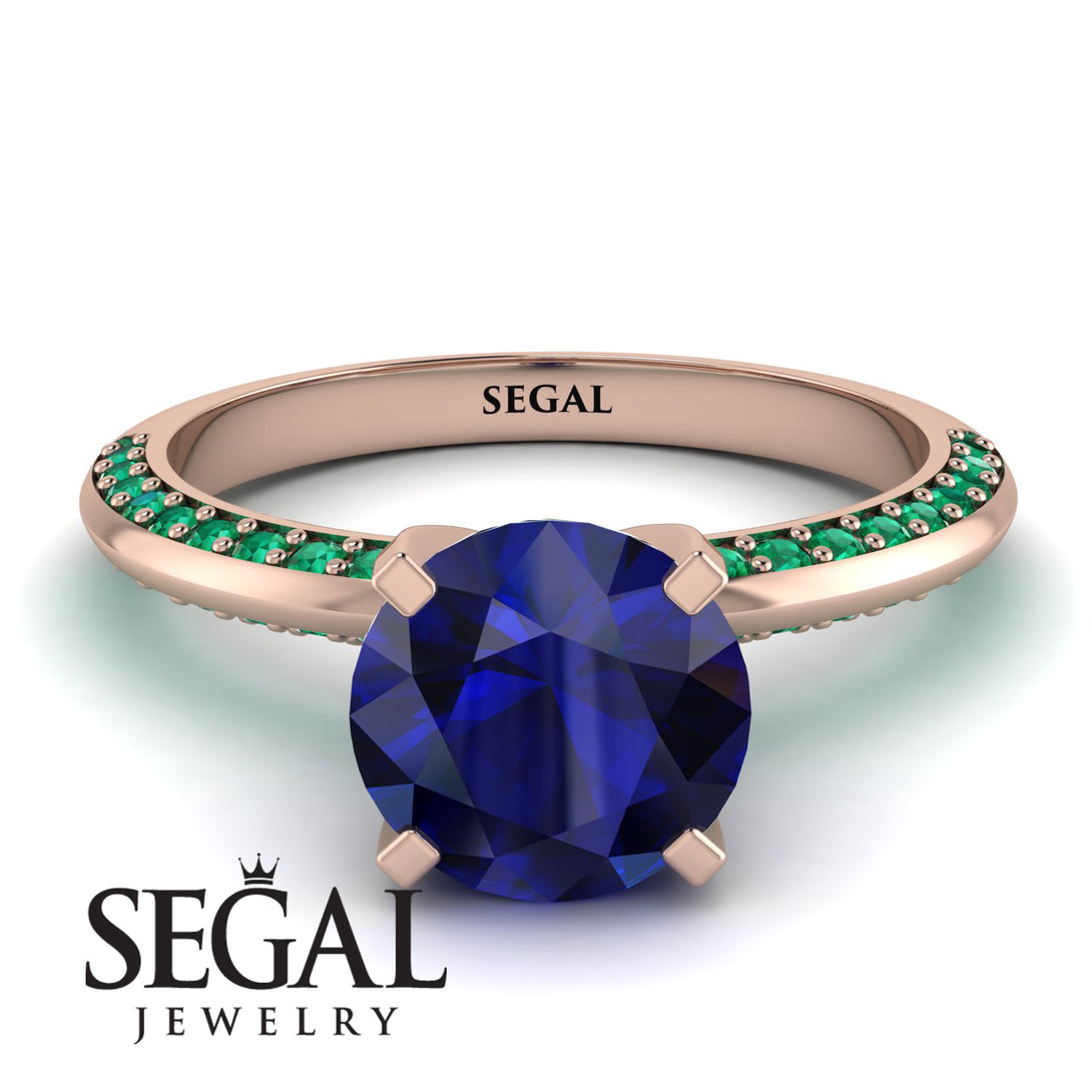 Classic Sapphire Ring With A Twist - Leilani No. 29