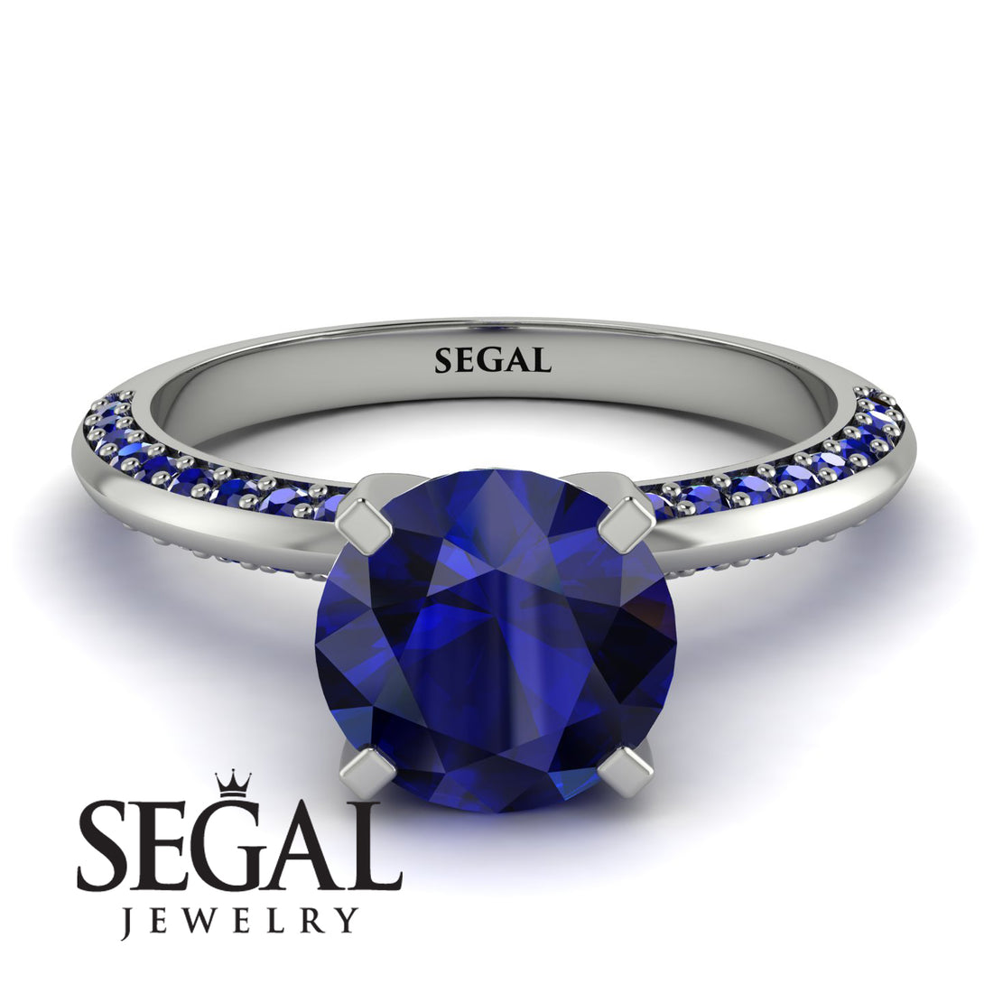 Classic Sapphire Ring With A Twist - Leilani No. 75