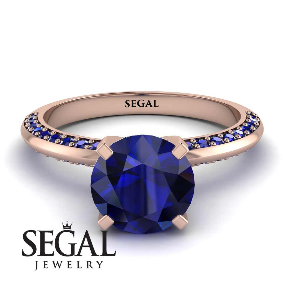 Classic Sapphire Ring With A Twist - Leilani No. 74