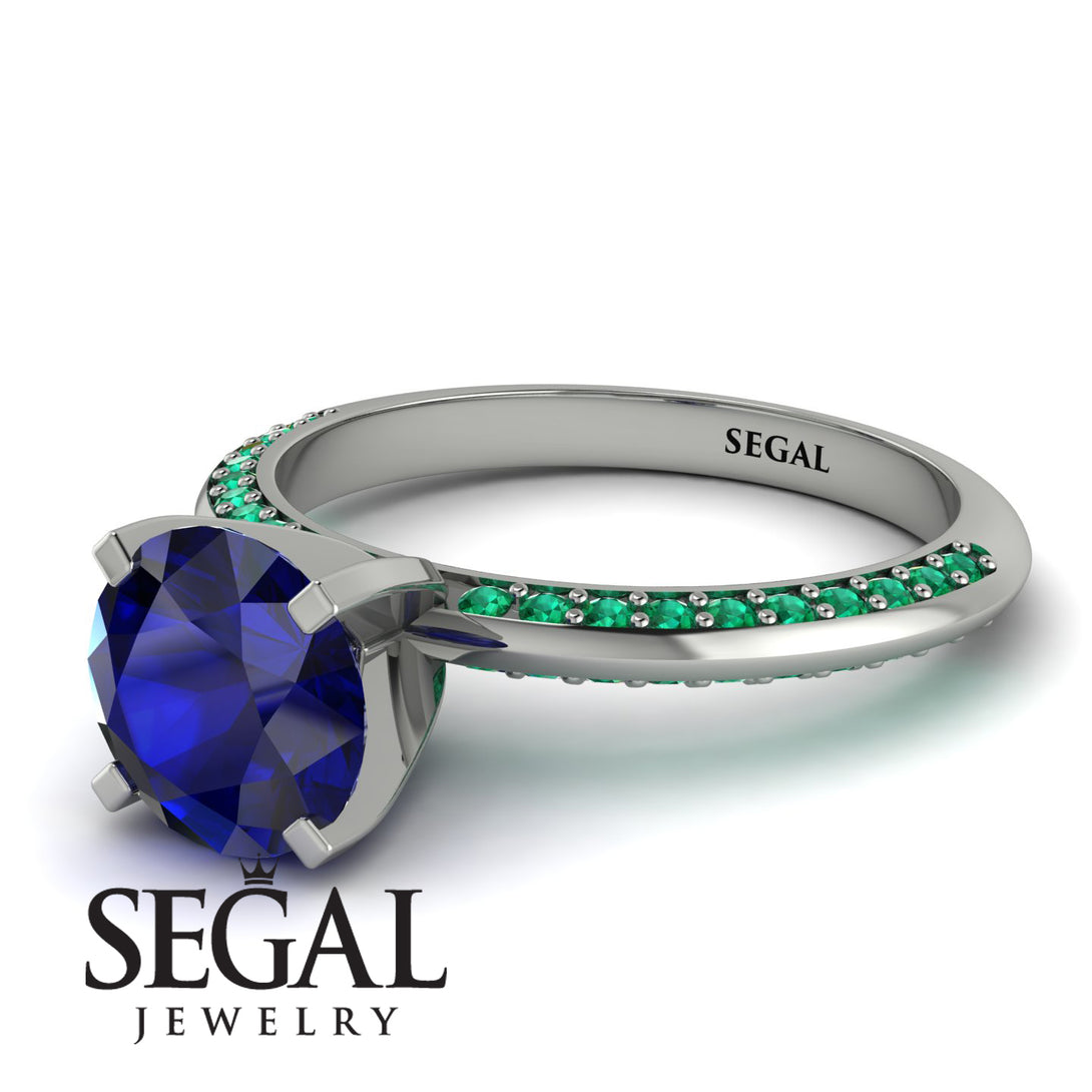 Classic Sapphire Ring With A Twist - Leilani No. 30