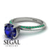 Classic Sapphire Ring With A Twist - Leilani No. 30
