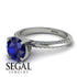 Classic Sapphire Ring With A Twist - Leilani No. 15
