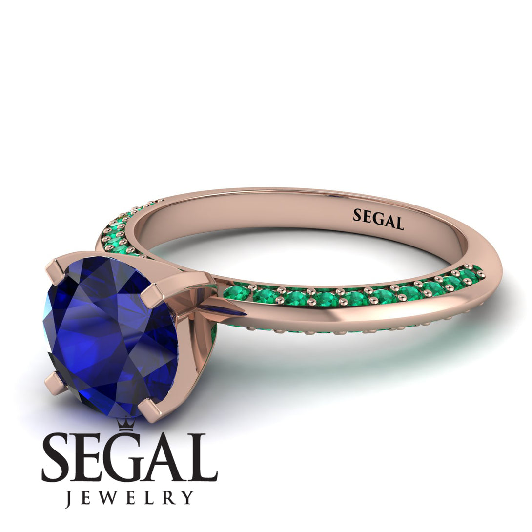 Classic Sapphire Ring With A Twist - Leilani No. 29