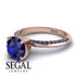 Classic Sapphire Ring With A Twist - Leilani No. 74