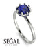 Classic Sapphire Ring With Hidden Stones - Elliana No. 15 image 6