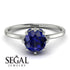 Classic Sapphire Ring With Hidden Stones - Elliana No. 15