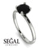 Classic Black Diamond Ring - Sienna No. 9