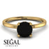 Classic Black Diamond Ring - Sienna No. 7