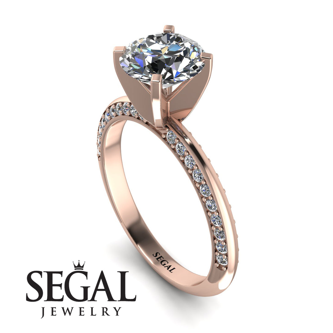 Classic Diamond Ring With A Twist - Leilani No. 2