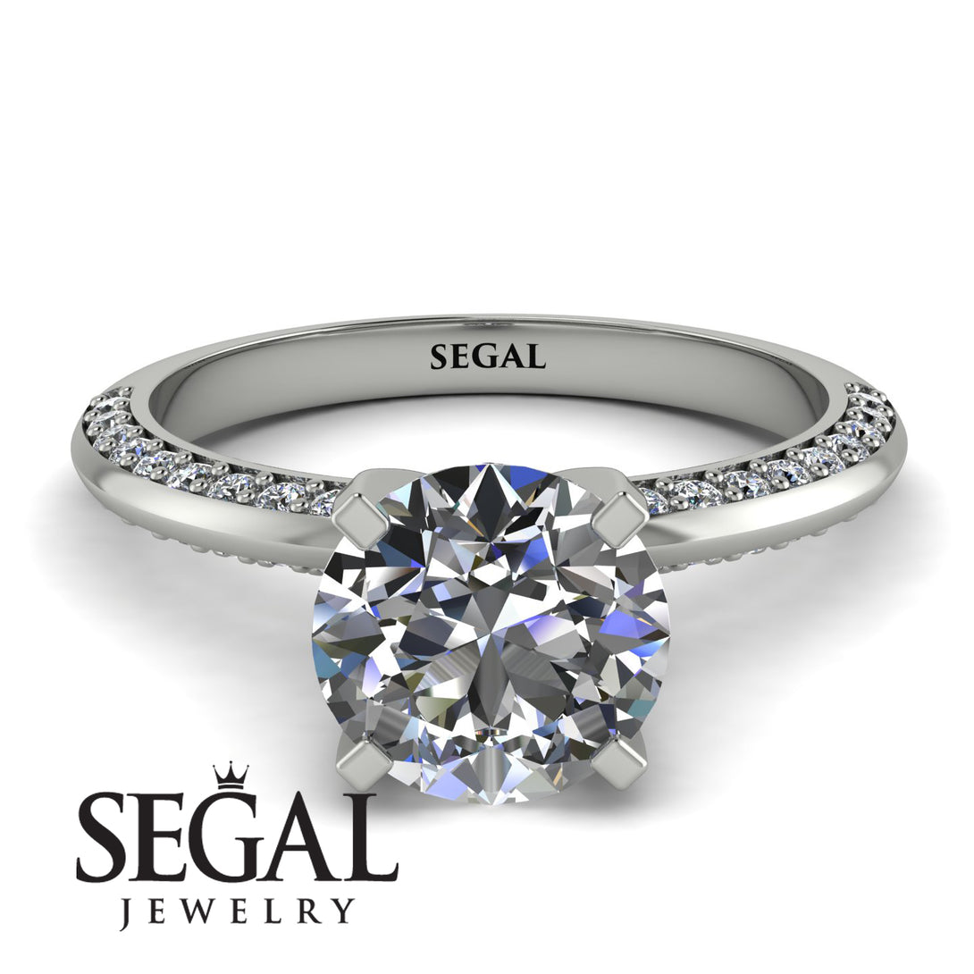 Classic Diamond Ring With A Twist - Leilani No. 3
