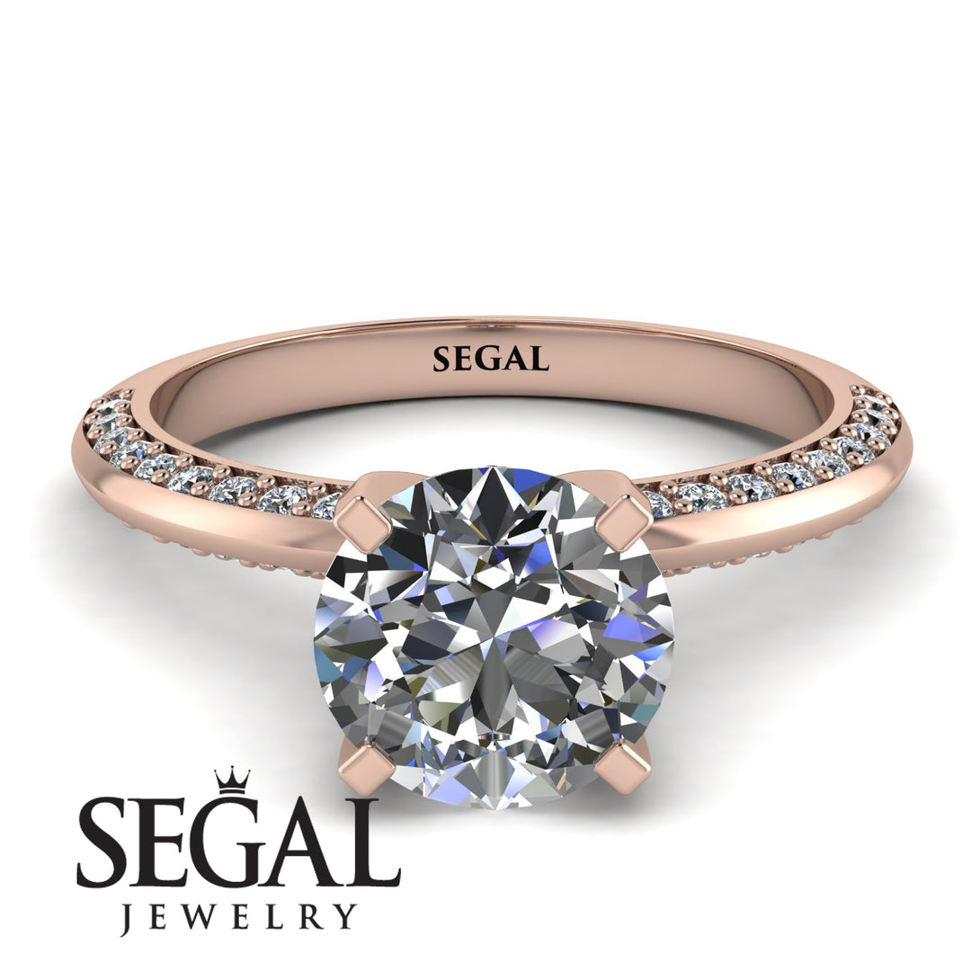 Classic Diamond Ring With A Twist - Leilani No. 2