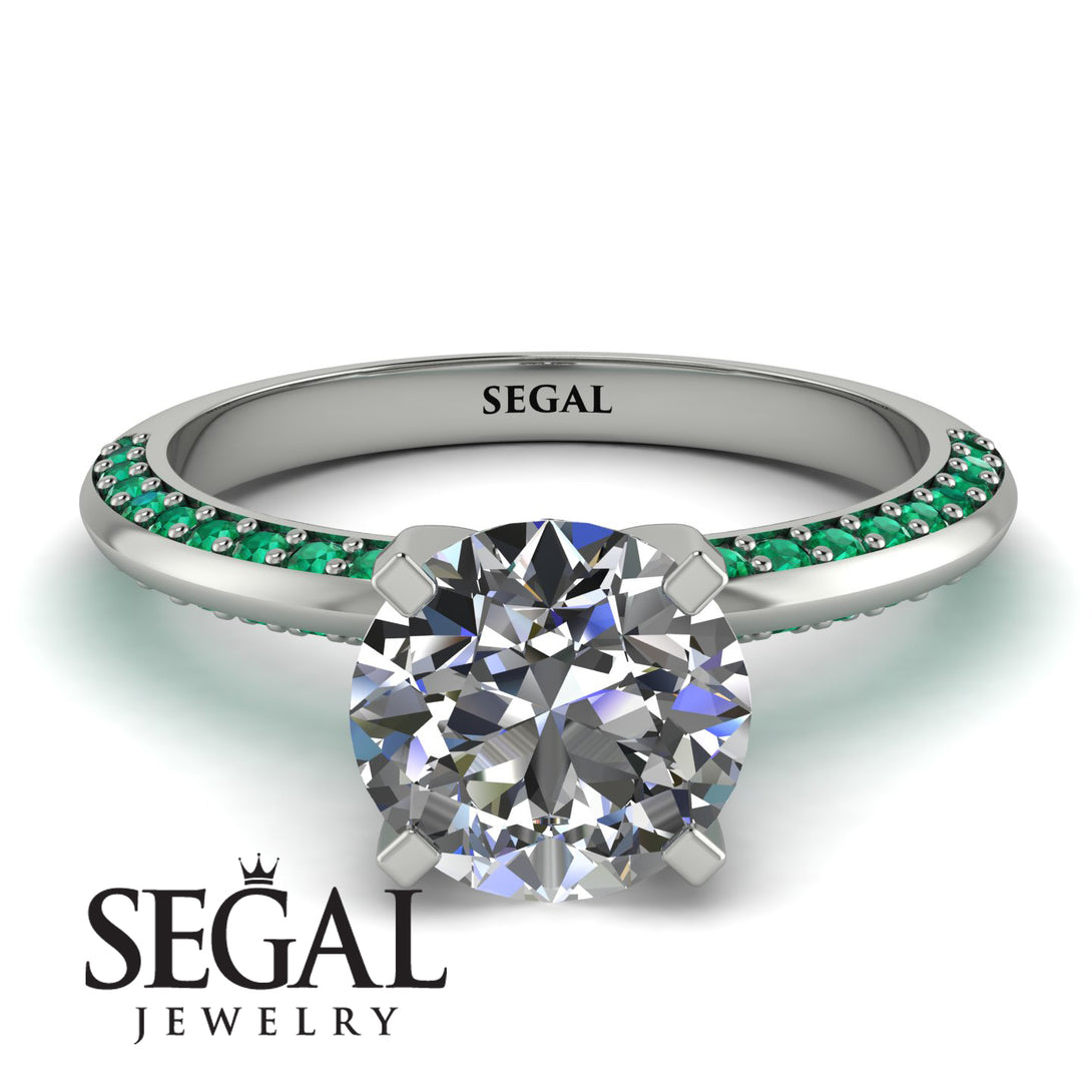 Classic Diamond Ring With A Twist - Leilani No. 18