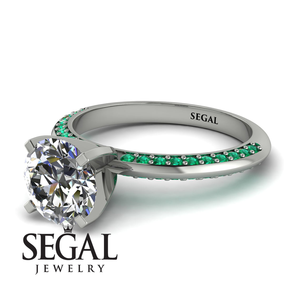 Classic Diamond Ring With A Twist - Leilani No. 18