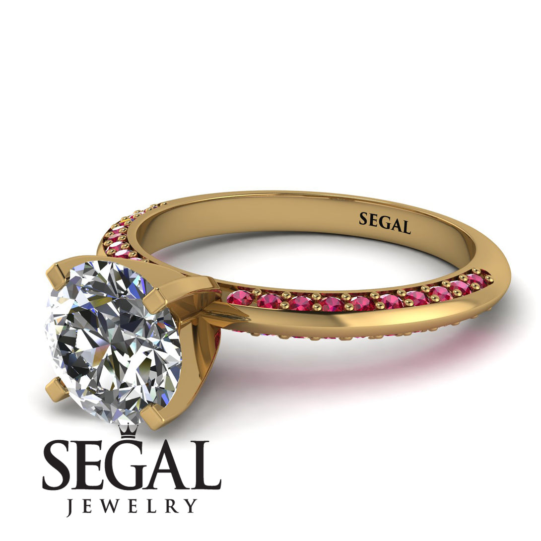 Classic Diamond Ring With A Twist - Leilani No. 46