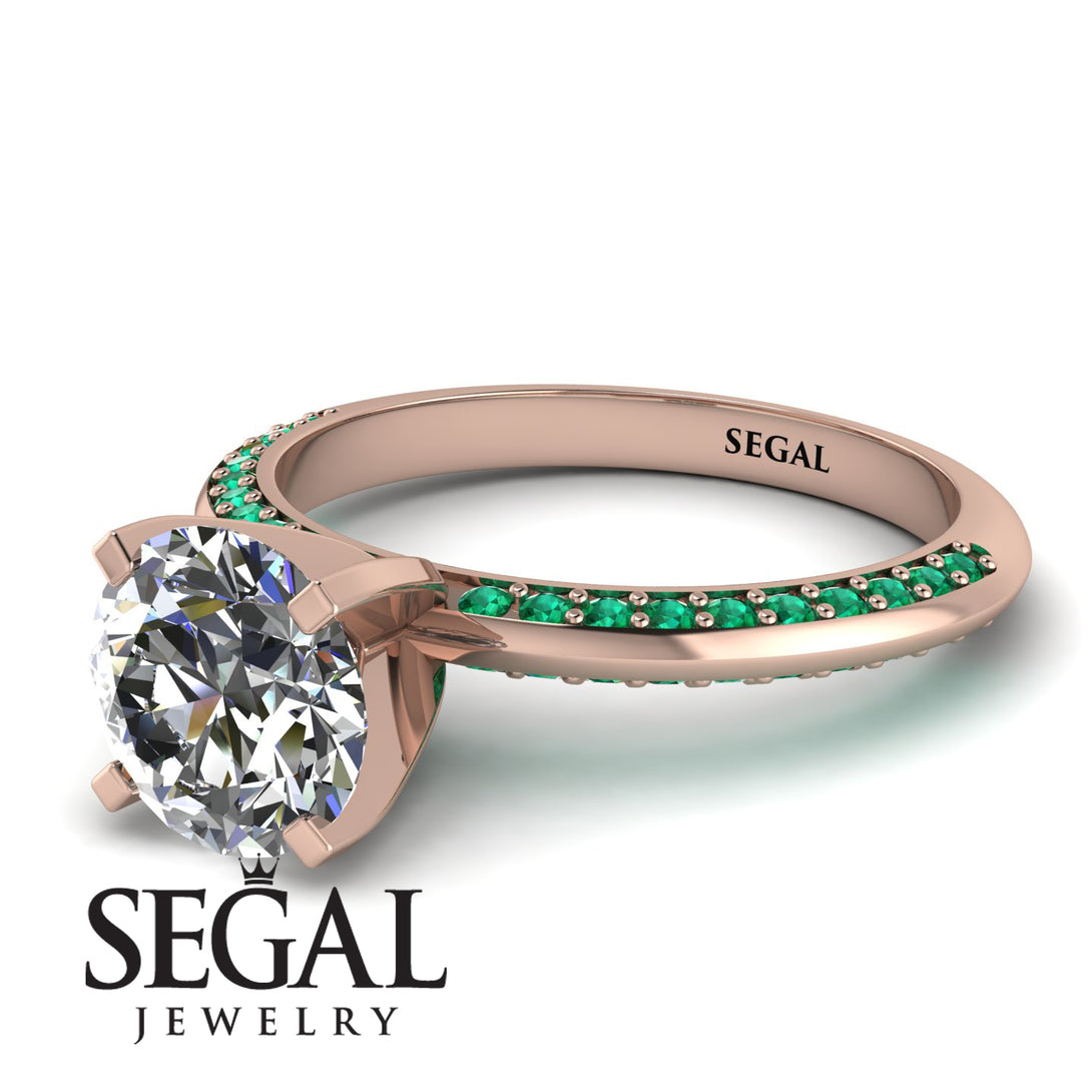 Classic Diamond Ring With A Twist - Leilani No. 17