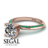 Classic Diamond Ring With A Twist - Leilani No. 17