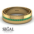Classic Eternity Emerald Wedding Band - John No. 4 image 2