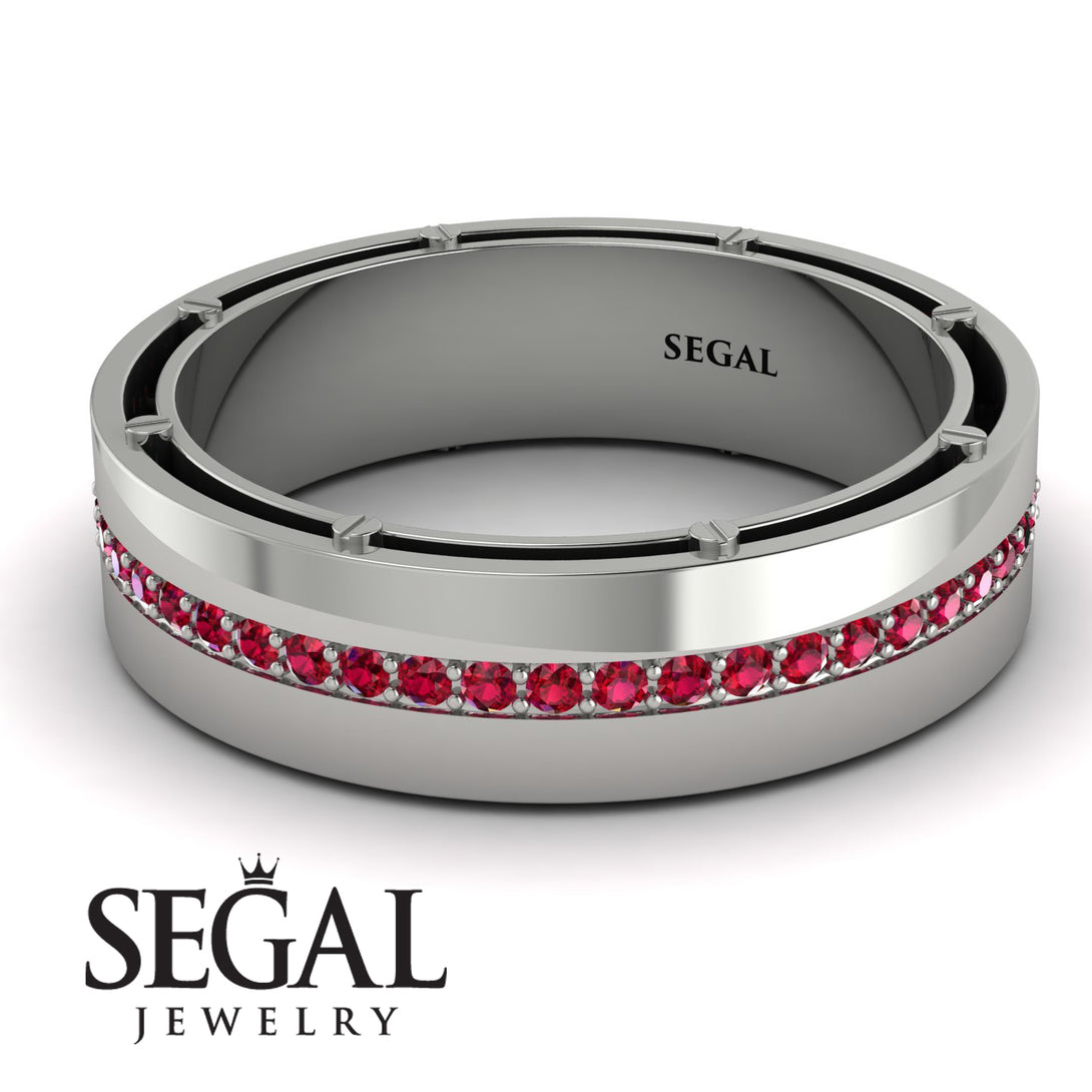 Classic Eternity Ruby Wedding Band - John No. 12
