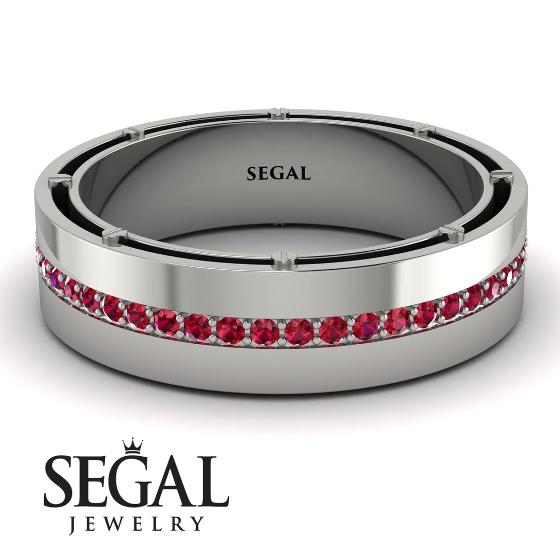 Classic Eternity Ruby Wedding Band - John No. 12