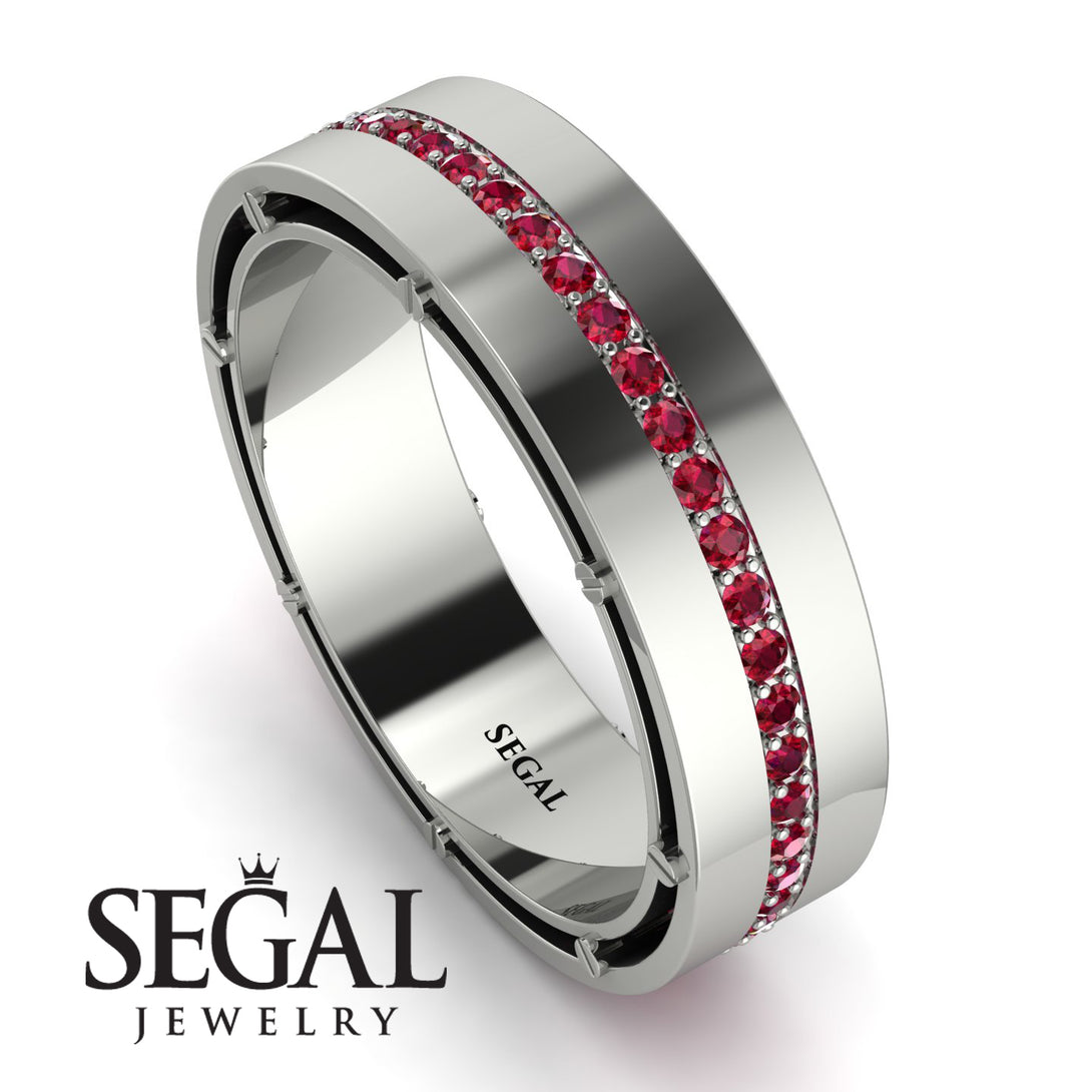 Classic Eternity Ruby Wedding Band - John No. 12