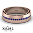 Classic Eternity Sapphire Wedding Band - John No. 14