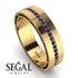 Classic Eternity Sapphire Wedding Band - John No. 13